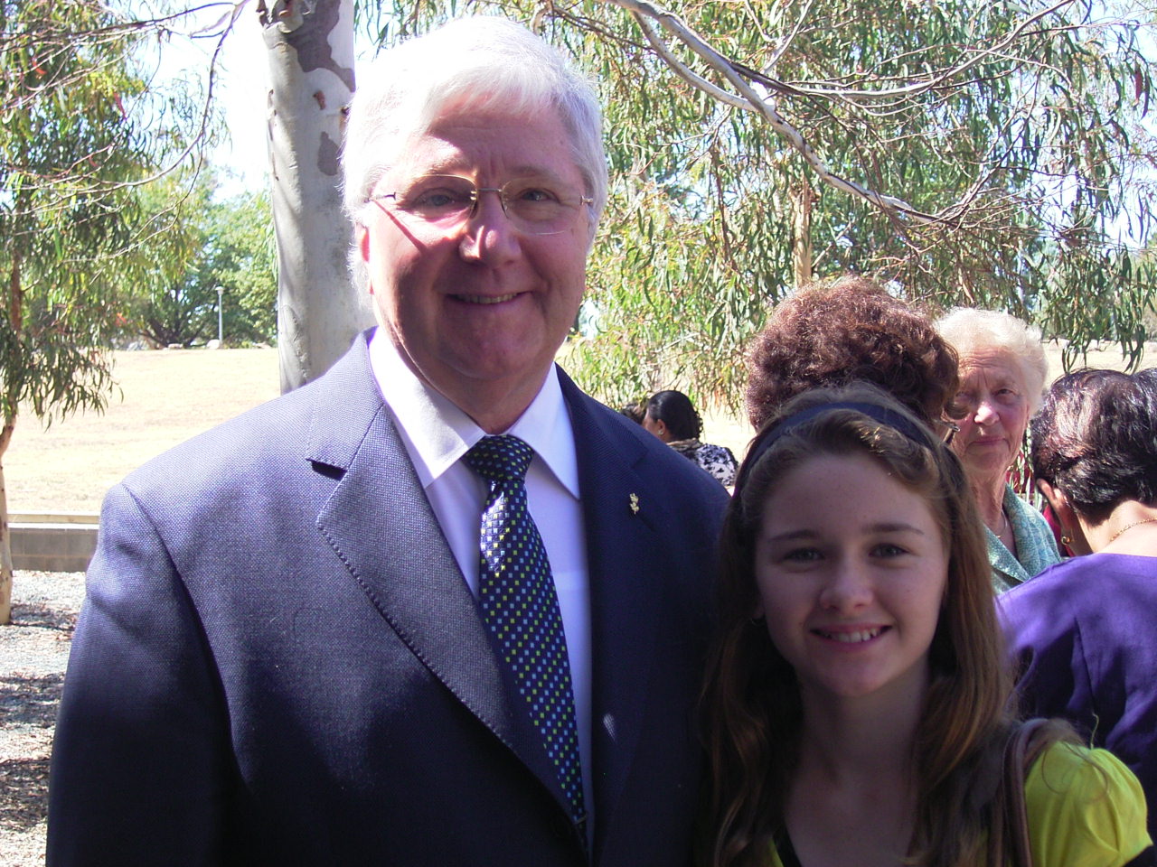 Youthful participant in Commonwealth service