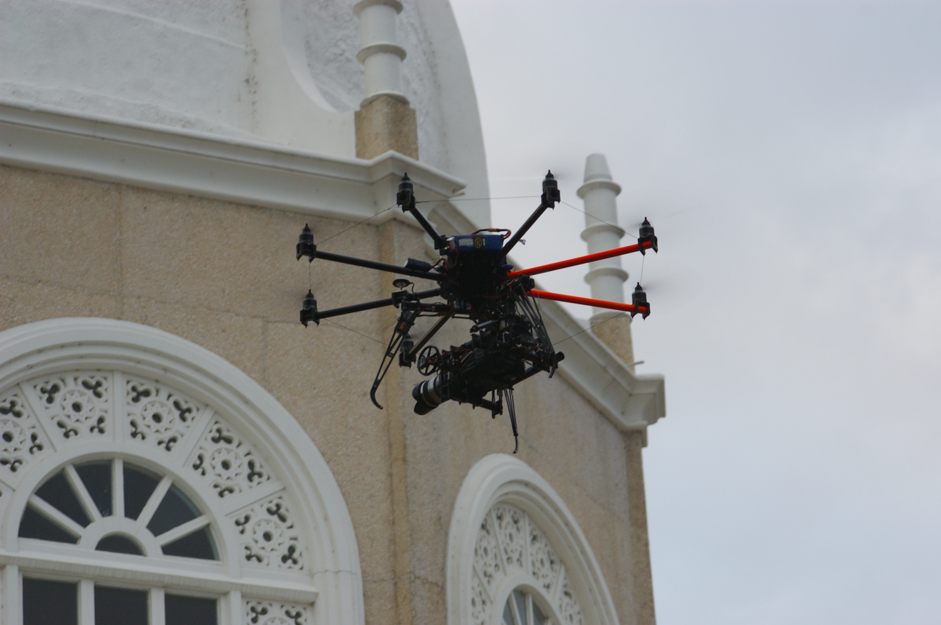 ‘Octocopter’ captures spectacular aerial views of Temple